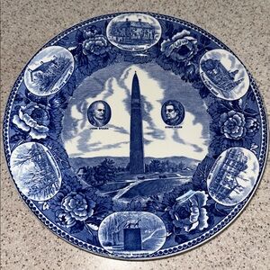 💫 Wedgwood Battle of Bennington Monument Plate